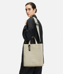 LIEBESKIND BERLIN  Kroko Paper Bag Tote M