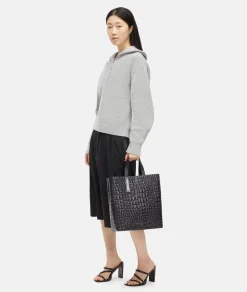 LIEBESKIND BERLIN  Kroko Paper Bag Tote M