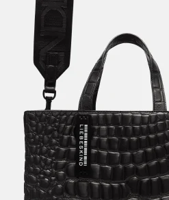 LIEBESKIND BERLIN  Kroko Paper Bag Tote M