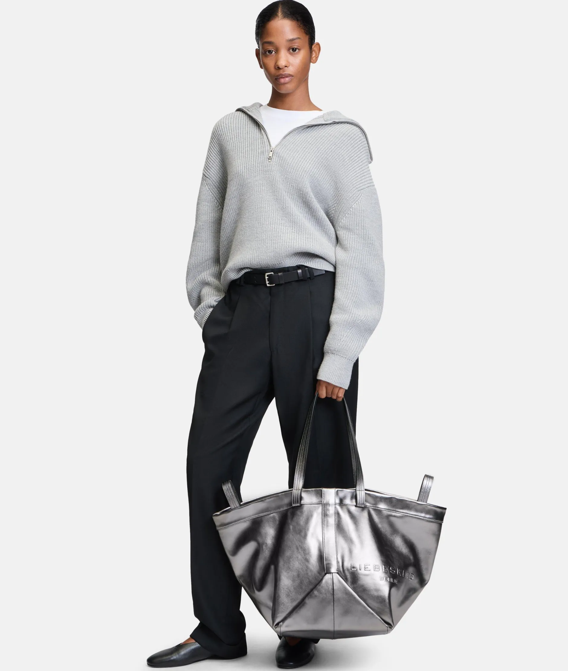 LIEBESKIND BERLIN Metallic Elvira Shopper L