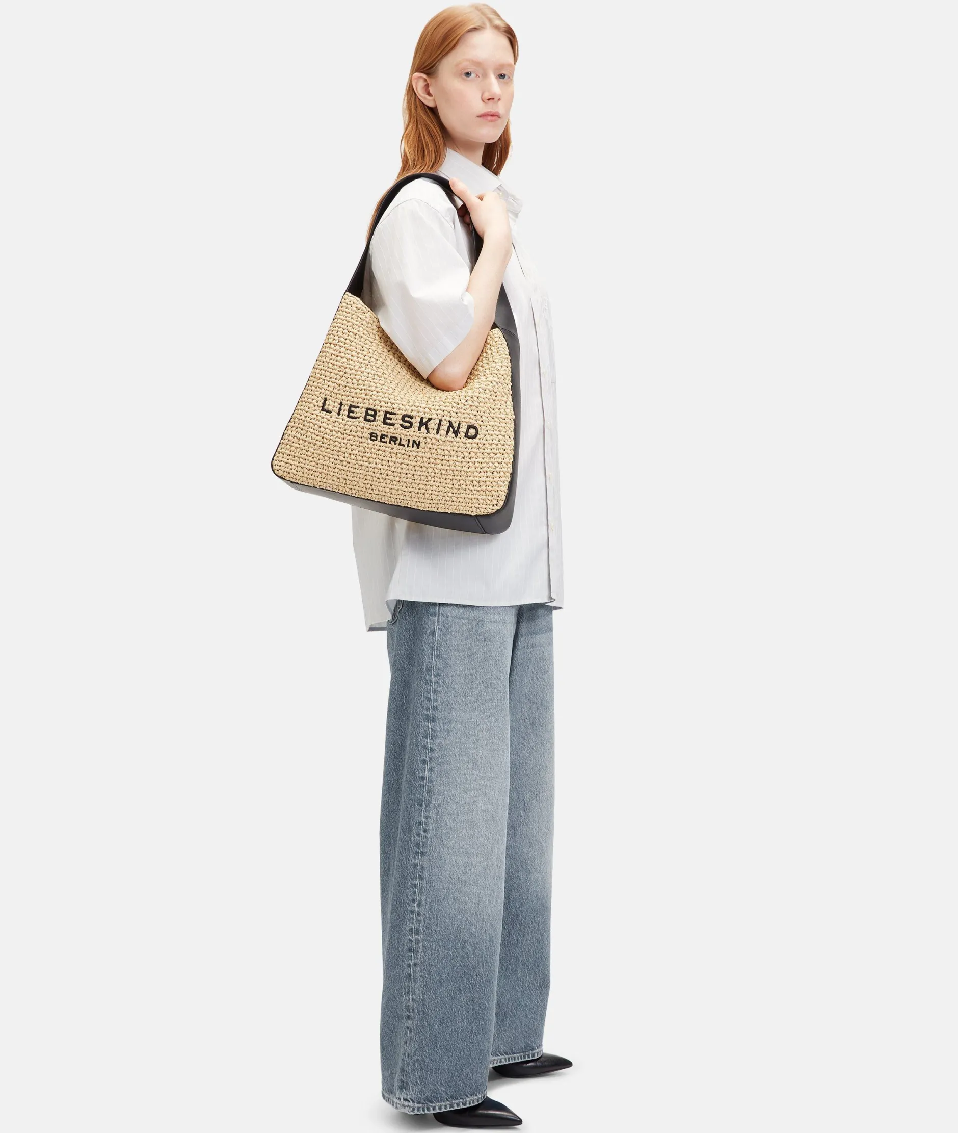 LIEBESKIND BERLIN Straw Hobo L